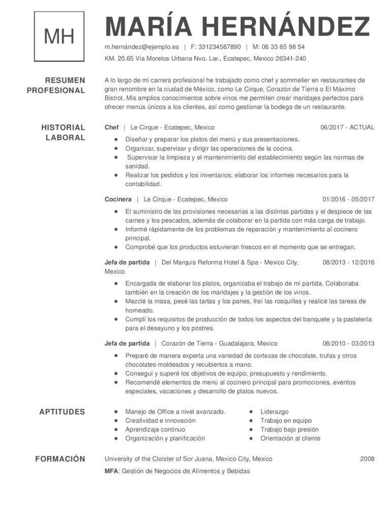 como hacer basico CV