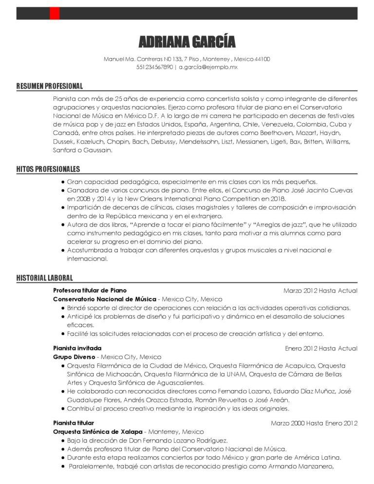 como hacer buen CV