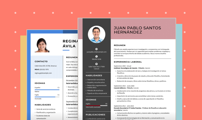 Plantillas diseñadas por expertos